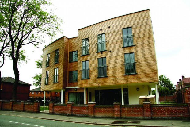 Photo of Docherty House, a sheltered housing scheme in Manchester
